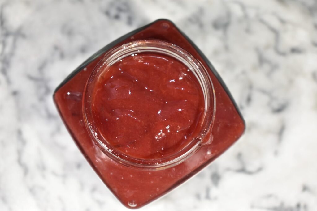 homemade plum jam